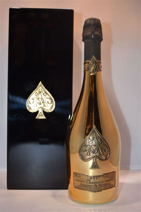 Armand de Brignac Ace of Spade Champagne .